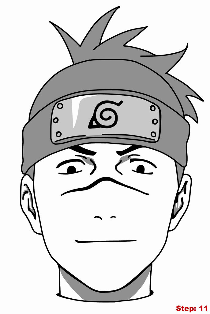 How to Draw Iruka from Naruto | how to draw manga 3d