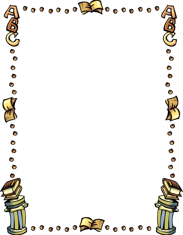 free library clipart borders - photo #6