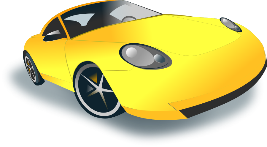 Sports car SVG Vector file, vector clip art svg file - ClipartsFree