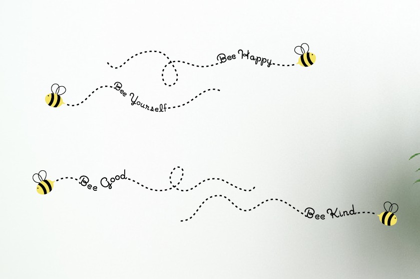 Popular items for bee wall decal on Etsy