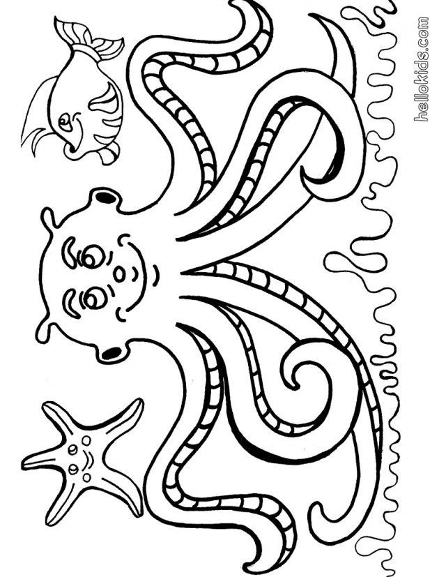 Printable Fish Coloring Pages Coloring Book Area Best Source For ...