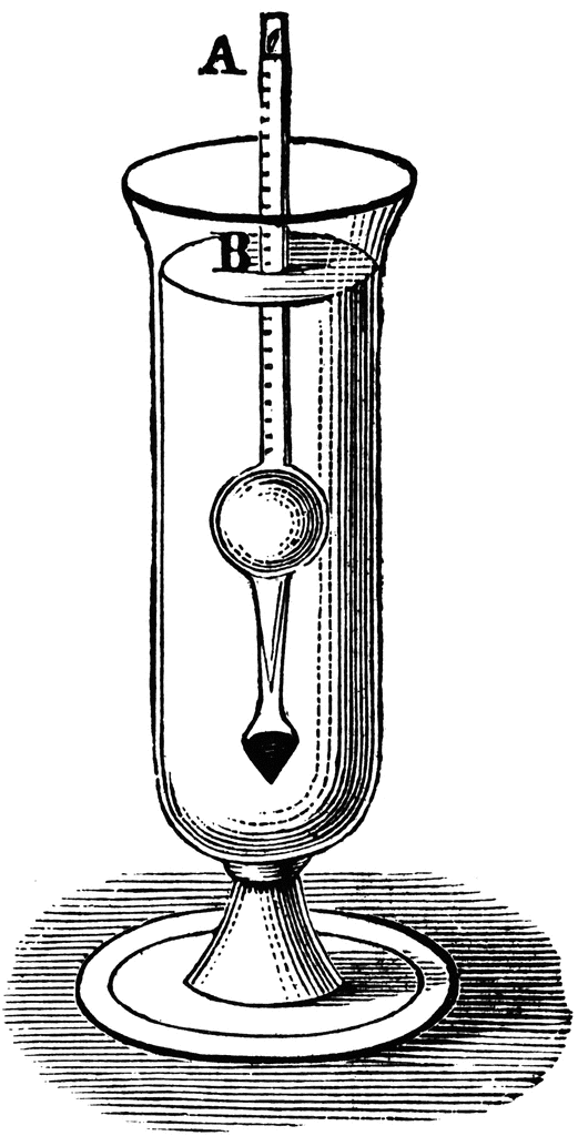 Hydrometer of constant weight | ClipArt ETC