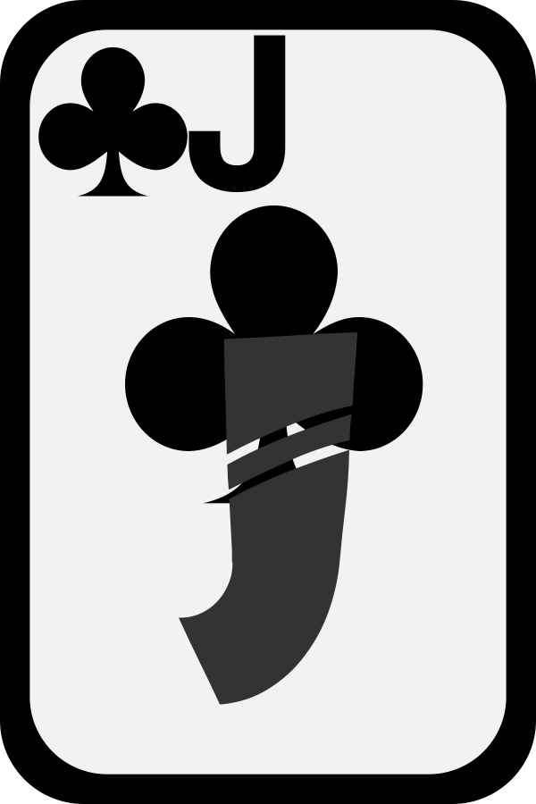 Jack of Clubs Clipart, vector clip art online, royalty free design ...