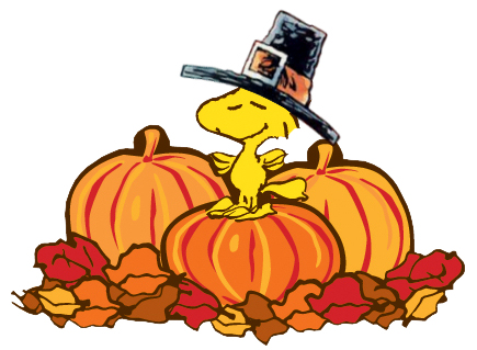 Woodstock on Pumpkins Peanuts Thanksgiving Cartoon Clipart Images ...