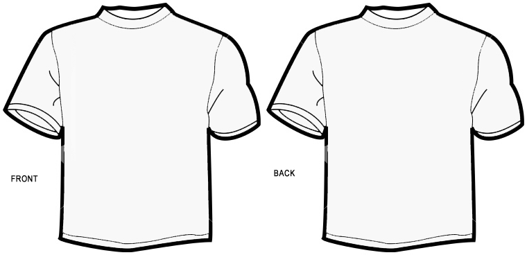 Blank Shirt Outline - ClipArt Best