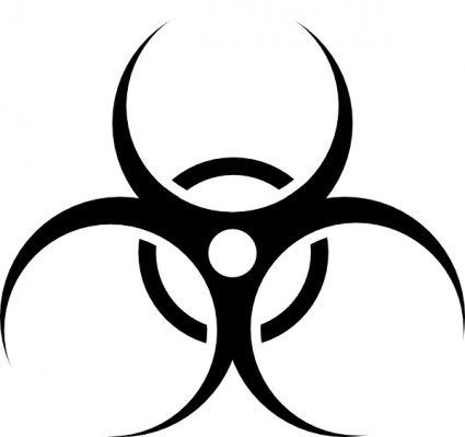 Biohazard Symbol clip art Vector clip art - Free vector for free ...