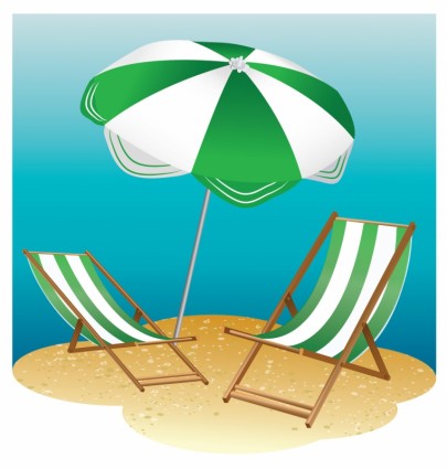 Free beach chair vector art Free vector for free download (about ...