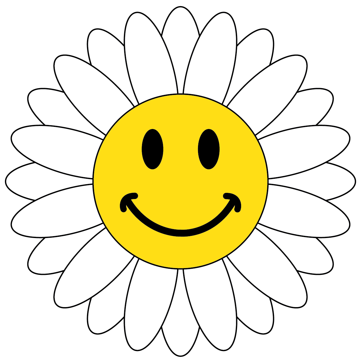 Smiley Face Flower Clipart | Clipart Panda - Free Clipart Images