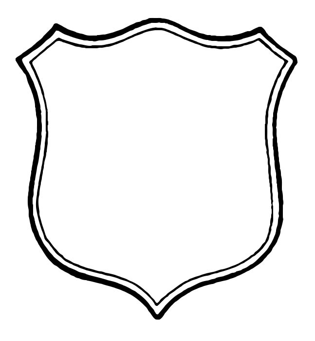 free black and white shapes clip art - photo #28