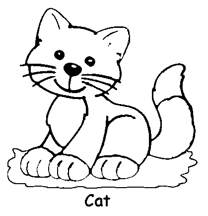 Cat Coloring Pages Printable Animals - Animal Coloring pages of ...