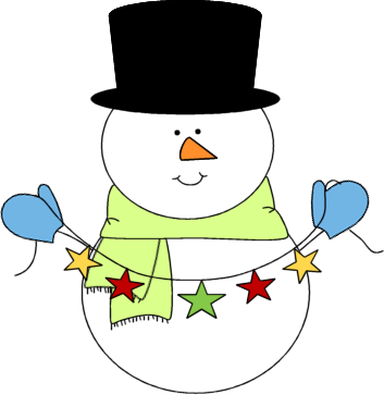 Festive Snowman Clip Art - Festive Snowman Image