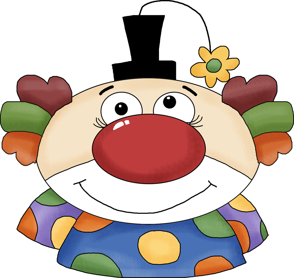 clown head clipart - photo #38