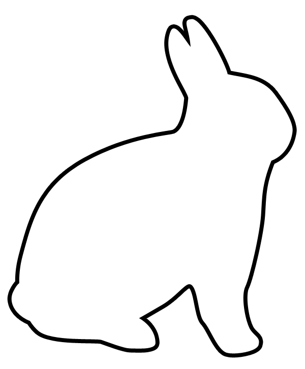 Easter Bunny Clip Art Coloring Pages – ClipArt Best Free Bunny ...