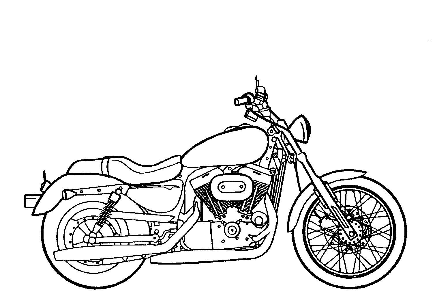 Simple Motorcycle Clipart | Clipart Panda - Free Clipart Images
