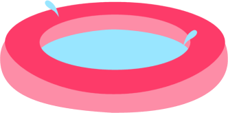 Pink Swimming Pool Clip Art - Pink Swimming Pool Image