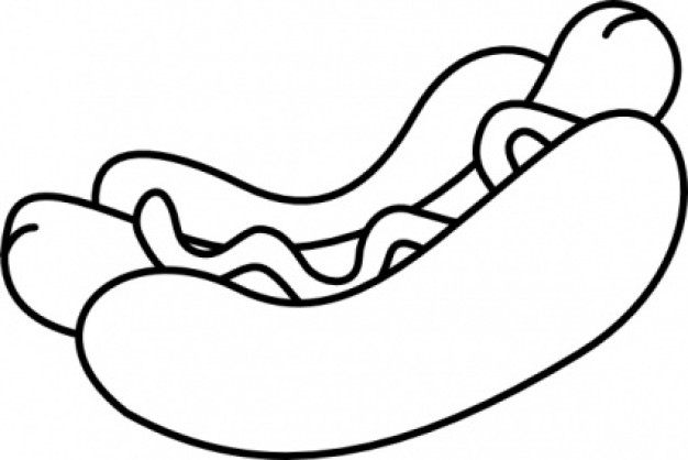 Hotdog clip art Vector | Free Download