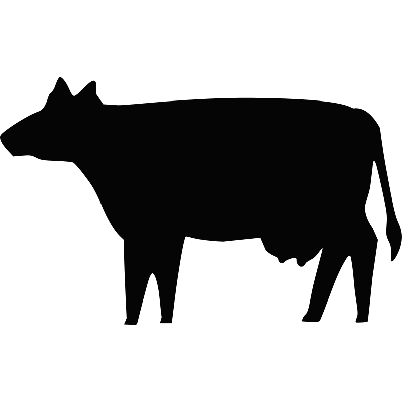 Clipart - Cow Silhouette