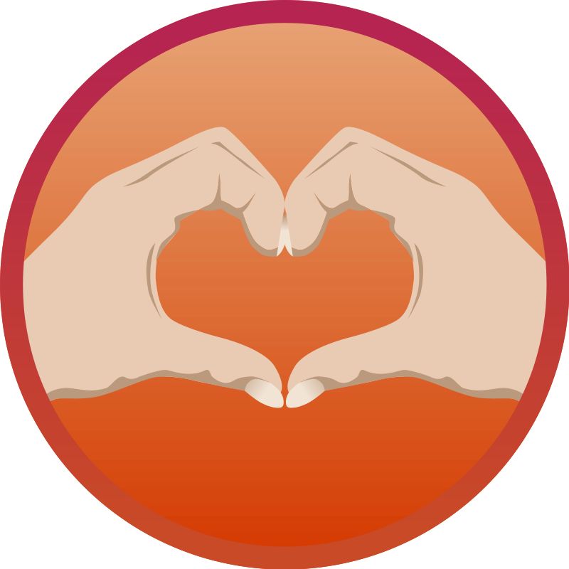 free clipart heart with hands - photo #35