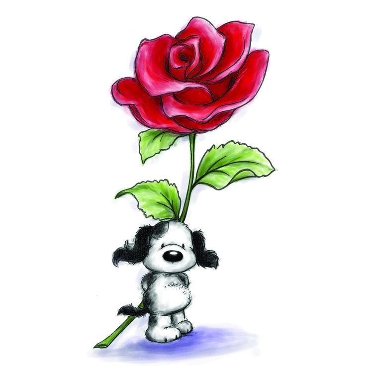 Tilly with Rose | clipart 2 | Pinterest