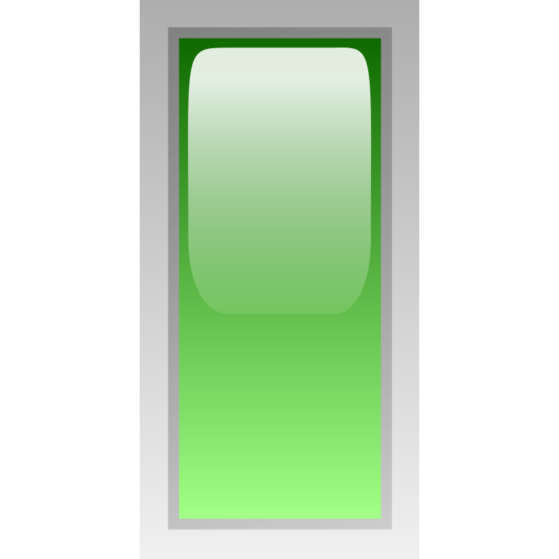 Clipart - led rectangular v green