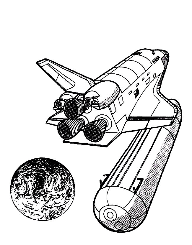 nasa space coloring pages - photo #29
