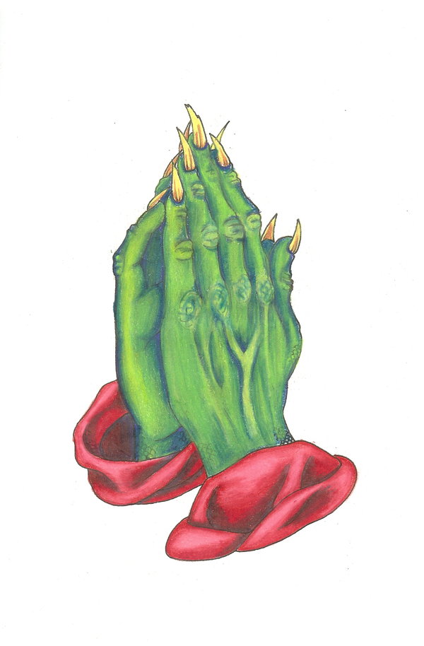 praying hands by theAgonistes on deviantART