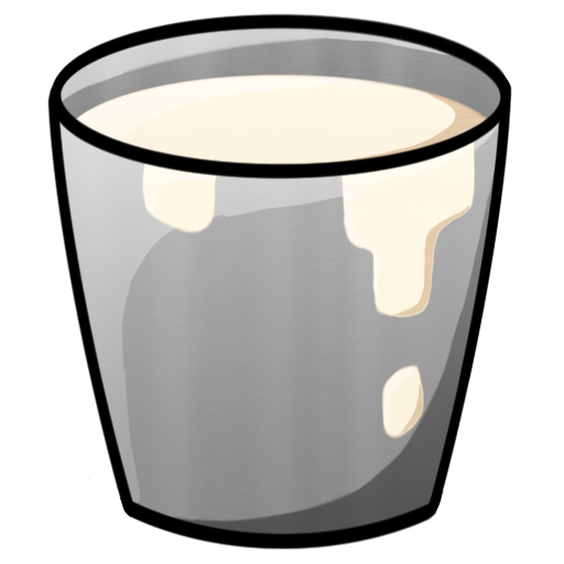Minecraft Bucket With Milk Icon, PNG ClipArt Image | IconBug.com