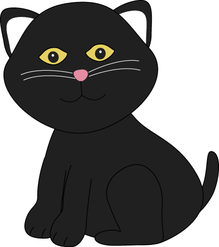 Cute Halloween Black Cat Clip | Clipart Panda - Free Clipart Images
