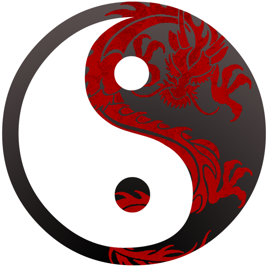 Dragon Yin Yang Symbol Images & Pictures - Becuo