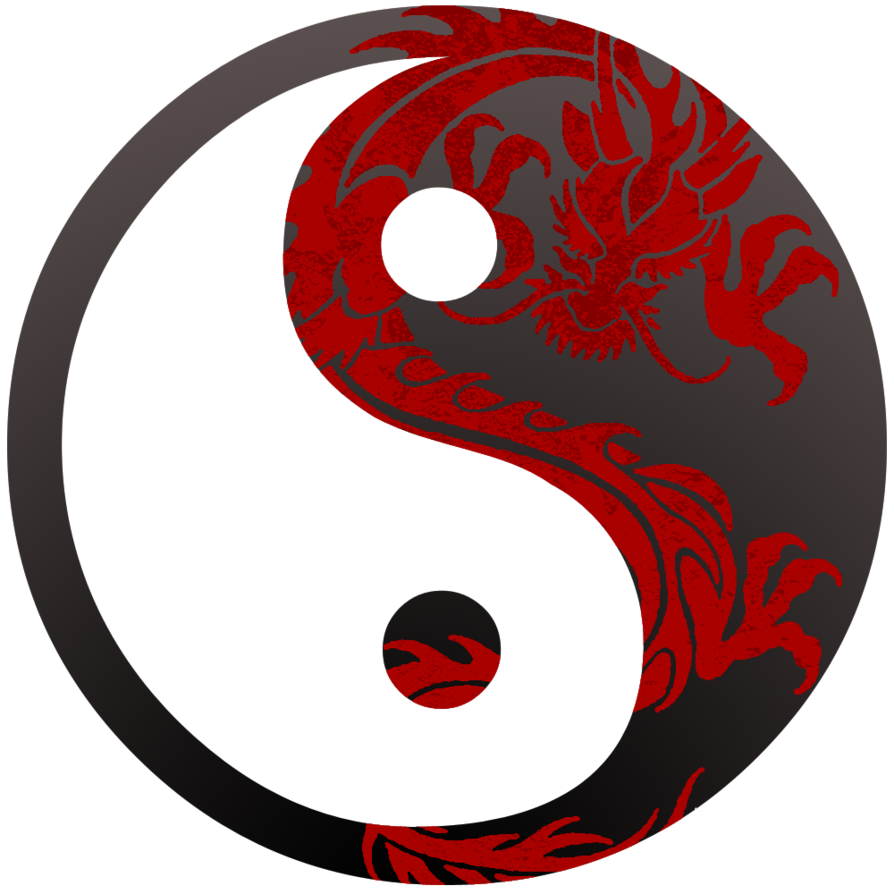 yin yang dragon