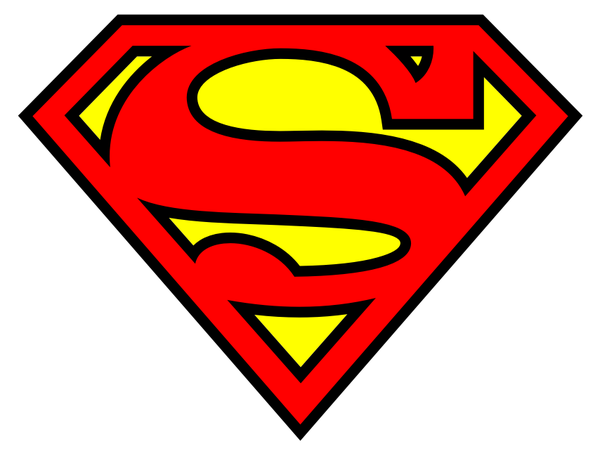 Superman Logo image - vector clip art online, royalty free ...