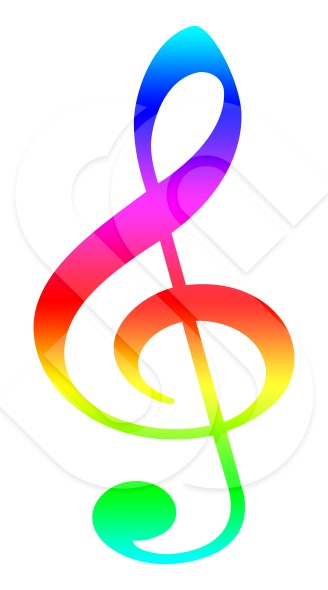 Colorful Single Music Symbols | Clipart Panda - Free Clipart Images