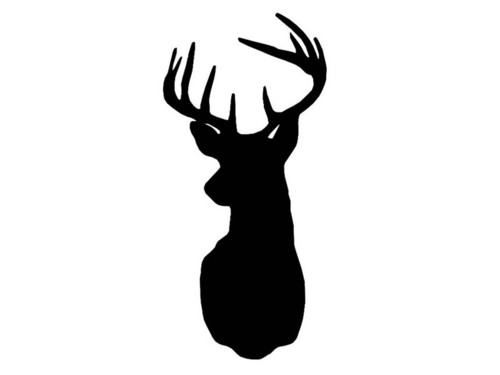 deer head outline | decorations | Pinterest