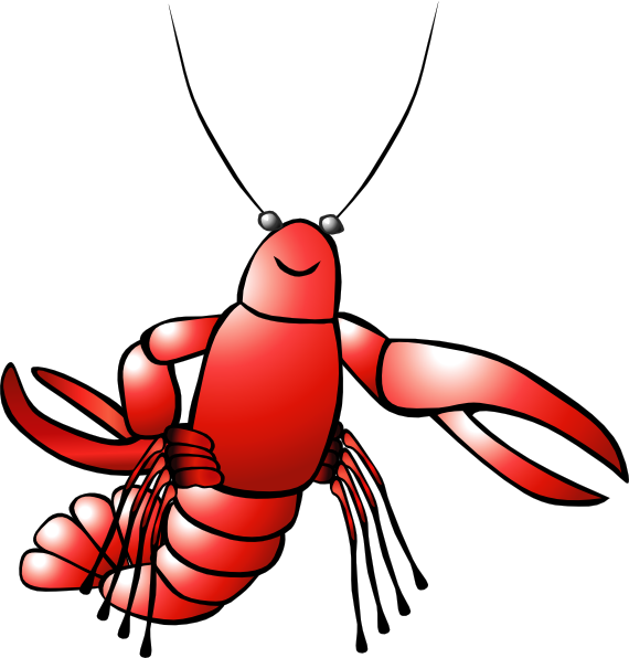 Crawfish 5 clip art - vector clip art online, royalty free ...