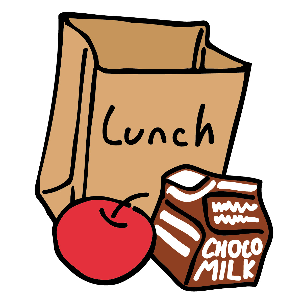 Trends For > Brown Paper Bags Clip Art