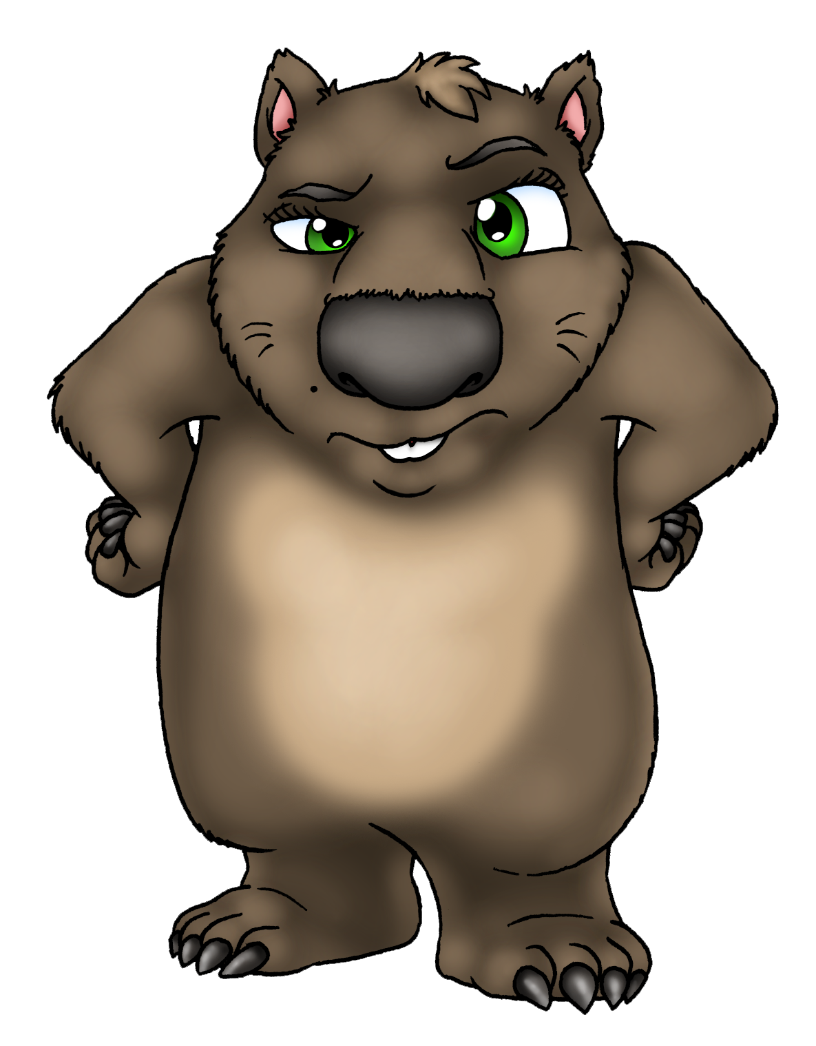Cartoon Wombat - Cliparts.co