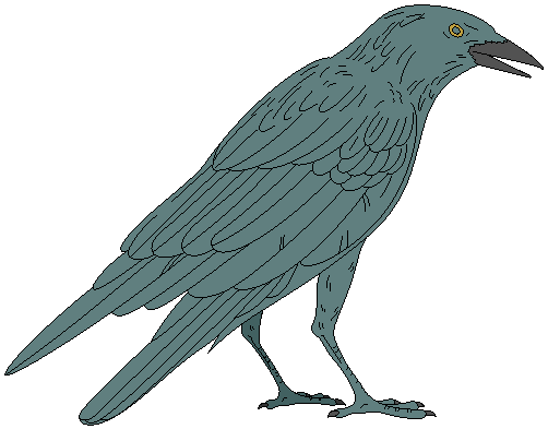 Free Clipart : Birds Clipart : CROW