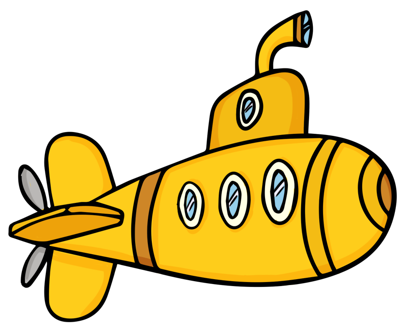 cartoon submarine clip art