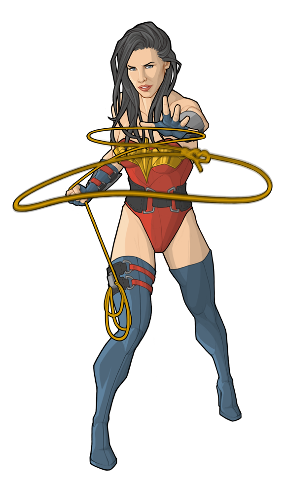 Wonder Woman - lasso throw by Georgel-McAwesome on deviantART