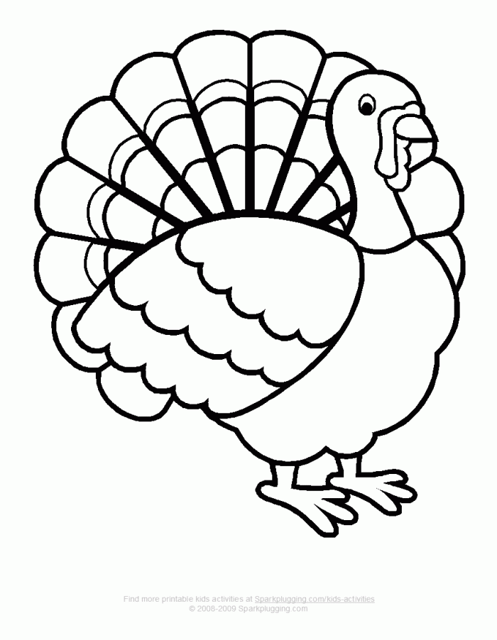 Cooked Turkey Coloring Pages | 99coloring.com