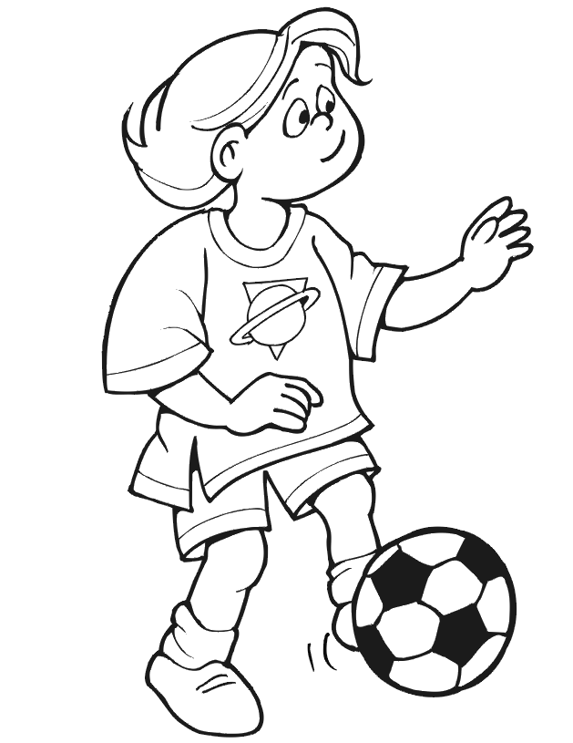 caillou soccer ball coloring pages - photo #47