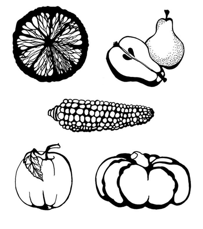 Pancakes Clipart Black And White