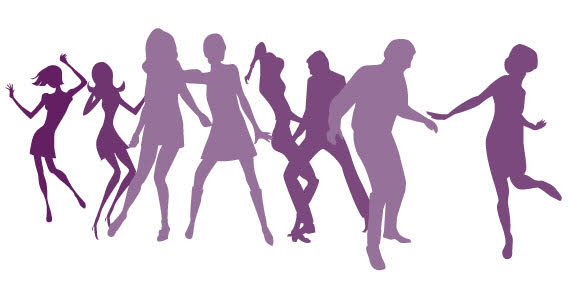 Download Dancing girls silhouettes free vector Free - ClipArt Best ...