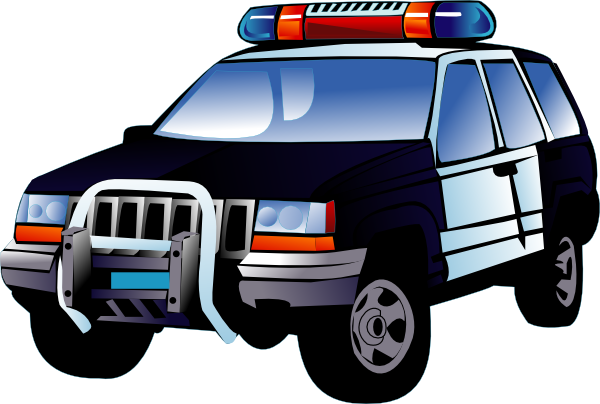 Police Car clip art - vector clip art online, royalty free ...