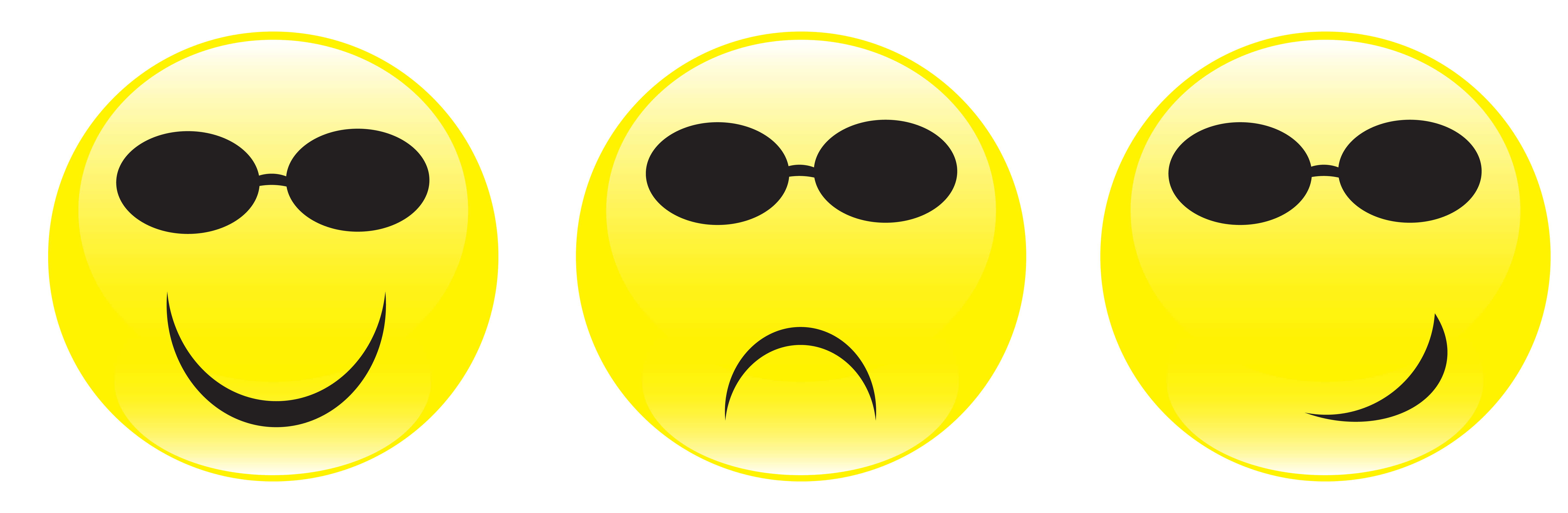 Happy And Sad Face Clip Art - ClipArt Best