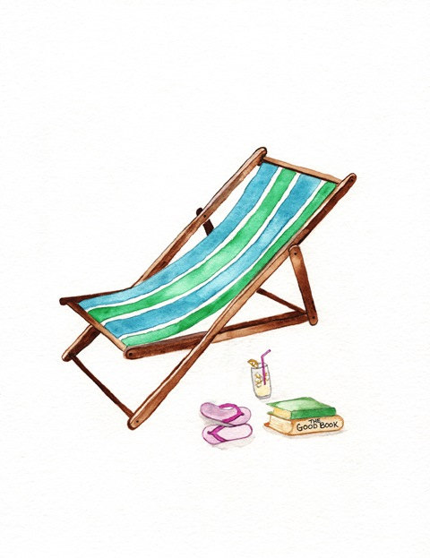 clipart beach chairs - photo #14