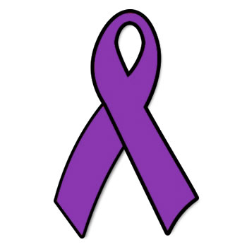 Purple Cancer Ribbons Clip Art Car Memes