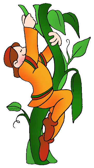 Free Language Arts Clip Art by Phillip Martin, Jack and the Beanstalk