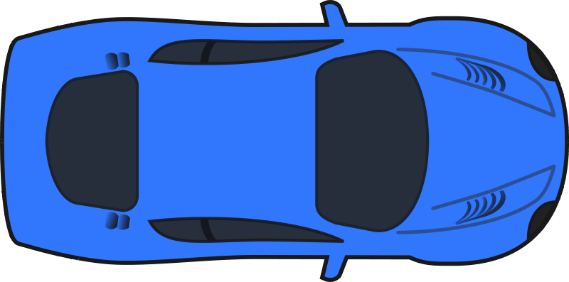Pix For > Blue Race Car Clip Art