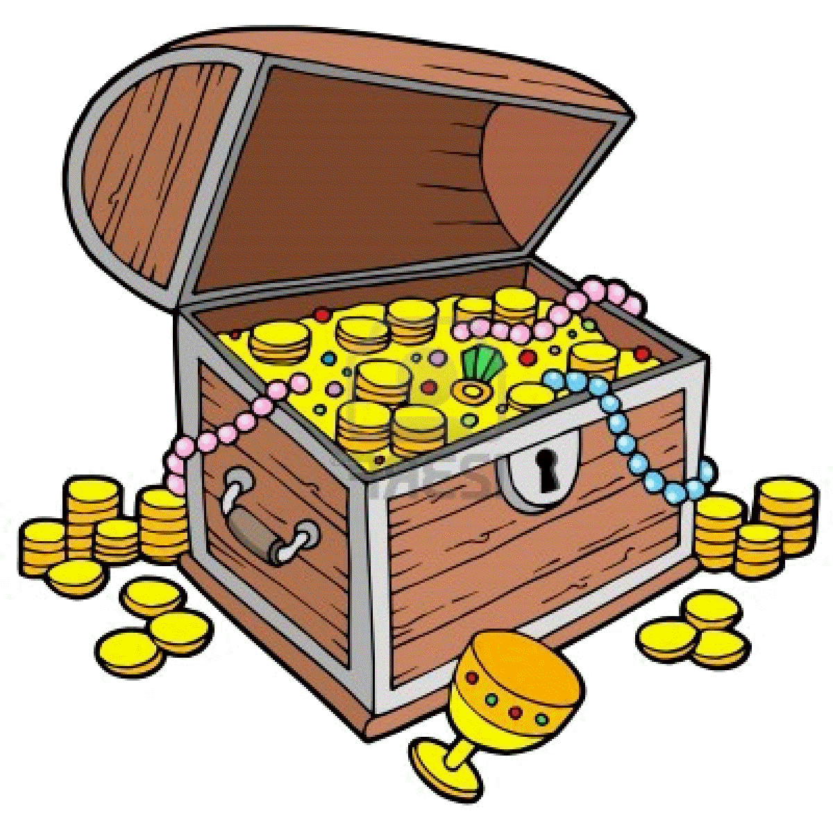 Images For > Closed Treasure Chest Clipart